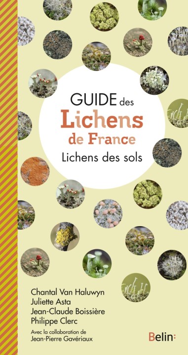 Guide des lichens de France, lichens des sols - LIVRE