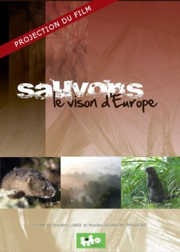 Projection Sauvons le vison d'Europe - Frédéric LABIE et Nicolas GOUDEAU-MONVOIS