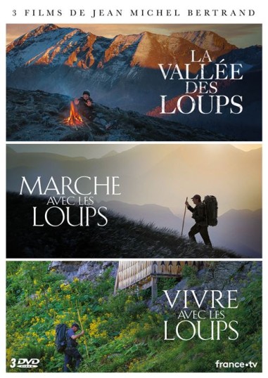 Coffret Vivre avec les loups / Marche avec les loups / La Vallée des loups - Jean Michel BERTRAND-DVD